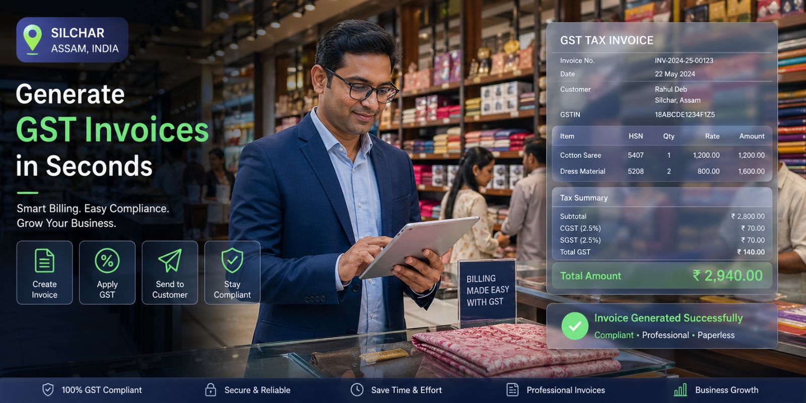 GST billing software in Silchar affordable (2026)